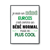 Affiche fier d'être Eurois - Planetee