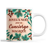Tasse Noël Concierge homme Beige - Planetee