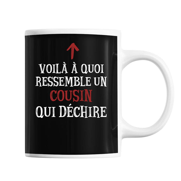 Mug Cousin Qui déchire - Planetee