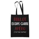 Sac Tote Bag Escape Game C'est ma Routine - Planetee