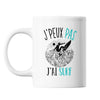 Mug Surf j'peux pas Blanc - Planetee