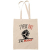 Sac Tote Bag J'peux pas Manif beige - Planetee