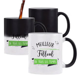 Mug magique Meilleur Filleul de tous les temps - Planetee