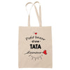 Sac Tote Bag Petit Bazar d'une Tata d'amour - Planetee