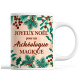 Tasse Noël Archéologue homme Beige - Planetee