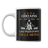 Mug Les vrais font la moto - Planetee