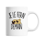 Mug Carlin Je le ferai demain - Planetee