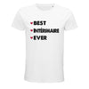 T-shirt homme Best Intérimaire Ever - Planetee