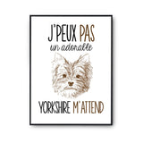 Affiche J'peux pas Yorkshire - Planetee