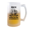 Chope de bière Erick Prénom Pilier de Bar - Planetee