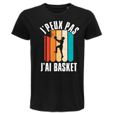 T-shirt homme J'peux pas basketball vintage - Planetee