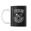 Mug Waterpolo j'peux pas Noir - Planetee