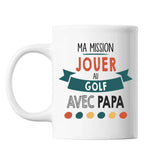 Mug Ma mission Golf avec Papa - Planetee