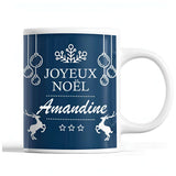 Tasse Noël Amandine Bleu - Planetee