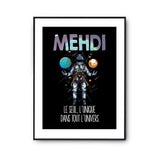 Affiche Prénom Mehdi Univers - Planetee