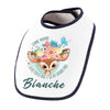 Bavoir bébé Blanche Yeux de biche - Planetee