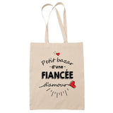 Sac Tote Bag Petit Bazar d'une Fiancée d'amour - Planetee