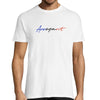 T-shirt Homme Blanc - Arrogant Français - Planetee