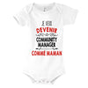 Body Bébé Je veux devenir Community Manager comme Maman - Planetee