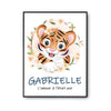 Affiche Gabrielle Amour Pur Tigre - Planetee