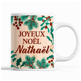 Tasse Noël Nathaël Beige - Planetee