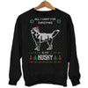 Pull Moche de Noël - Noël All i want for Christmas is my Husky - Planetee