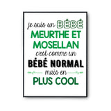 Affiche fier d'être Meurthe et Mosellan - Planetee