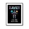 Affiche Prénom Xavier Univers - Planetee