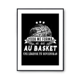 Affiche Basket Légende Basketteur et Basketteuse - Planetee