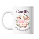 Mug Camille Amour et Biberon de Lait Vache - Planetee