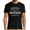 T-shirt Homme Chef de rayon Meilleur de France - Planetee