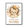 Affiche Mathys bébé Lion Roi - Planetee