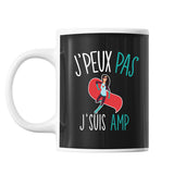 Mug Amp j'peux pas Noir - Planetee