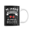 Mug Maman belote Mère joueuse de cartes - Planetee