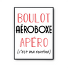 Affiche Aéroboxe C'est ma Routine - Planetee