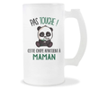 Chope de bière Maman Pas Touche Panda - Planetee