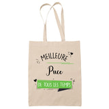 Tote Bag Meilleure Puce de tous les temps - Planetee