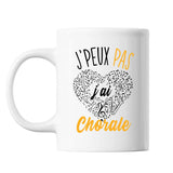 Mug Chorale j'peux pas Blanc - Planetee