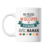 Mug Ma mission Potager avec Maman - Planetee