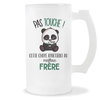 Chope de bière Frère Pas Touche Panda - Planetee