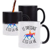 Mug magique Dressage c'est la vie Chevaux | Tasse changement de couleur - Planetee