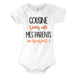 Body bébé Cousine viens vite mes Parents m'épuisent - Planetee