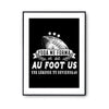 Affiche Foot Us Légende - Planetee