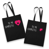 Sac Tote Bag Couple Puzzle - Planetee