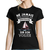 T-shirt femme voilier trentenaire - Planetee