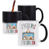 Mug Magique J'peux pas Italien - Planetee