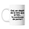 Mug Tu continues de parler - Planetee