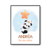 Affiche Andréa bébé Panda Roi des Câlins - Planetee