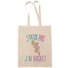 Sac Tote Bag J'peux pas Basketball beige - Planetee