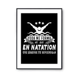 Affiche Natation Légende - Planetee